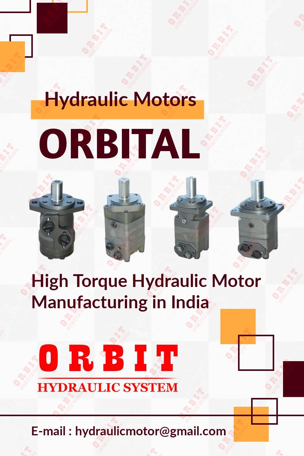 OMRX-50 11186146 White Hydraulic Motor